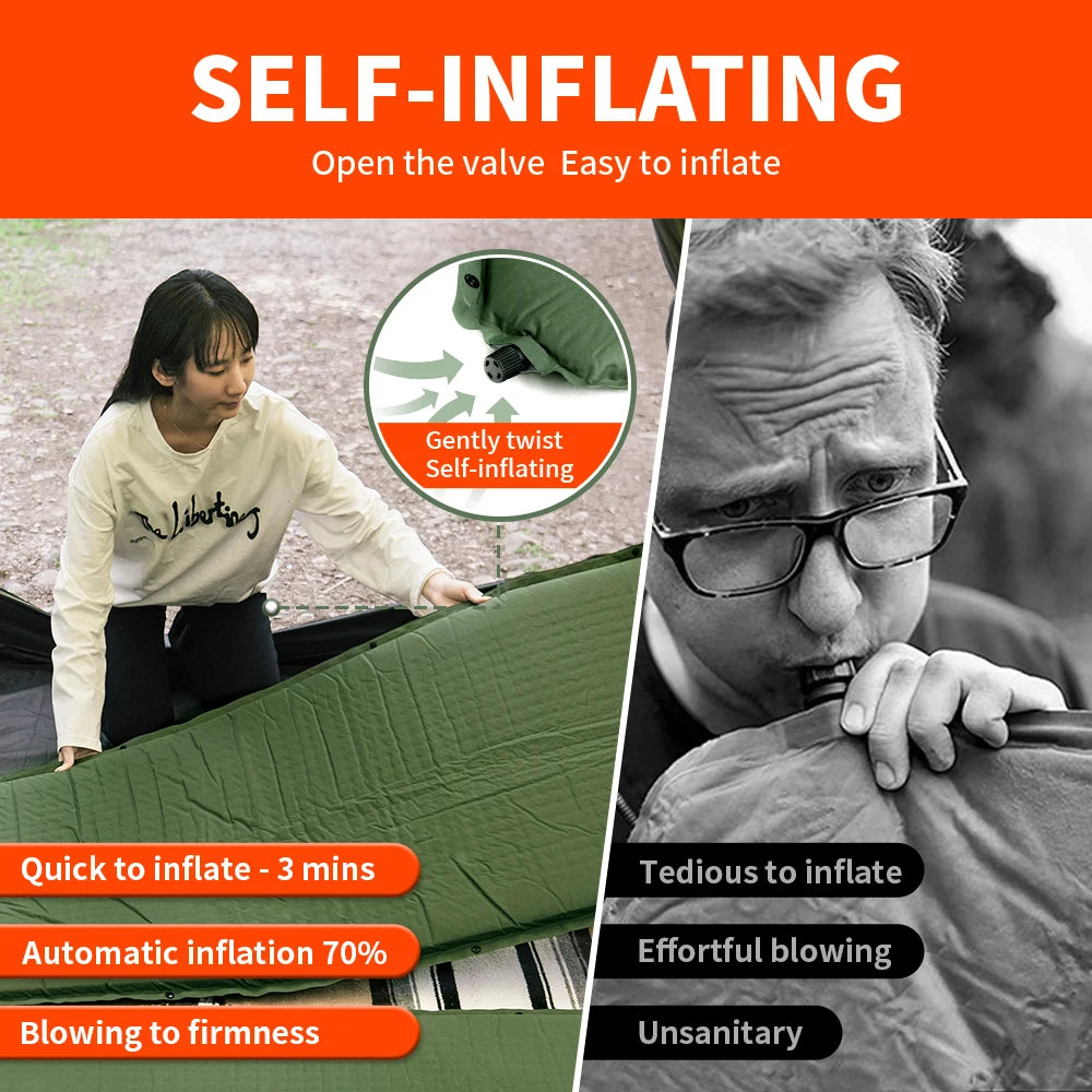 Self-Inflating Foam Camping Mattress