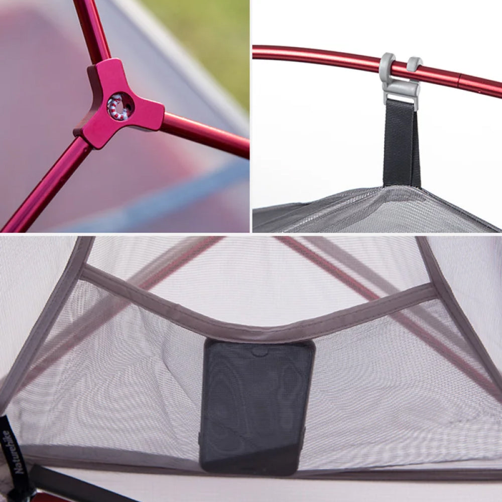 NatureHike Cloud Up 1 - 1-Person | Ultralight Double-Layer | PU4000mm Waterproof | 1.5kg | 3-Season