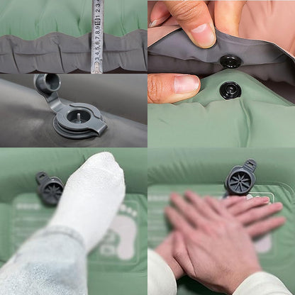 PACOONE Air Mattress - 1-Person | Ultralight & Waterproof | Built-in Pump | 1.0kg