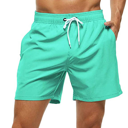 Elastic Closure Men's Swim Trunks