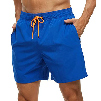 Elastic Closure Men's Swim Trunks