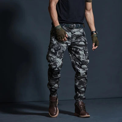 Khaki Tactical Joggers Men