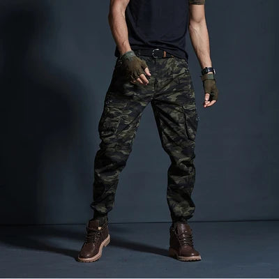 Khaki Tactical Joggers Men