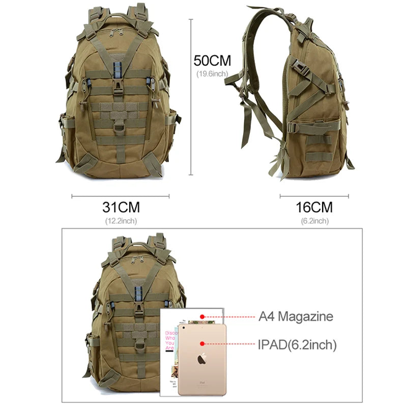 Men's Tactical Molle Backpack