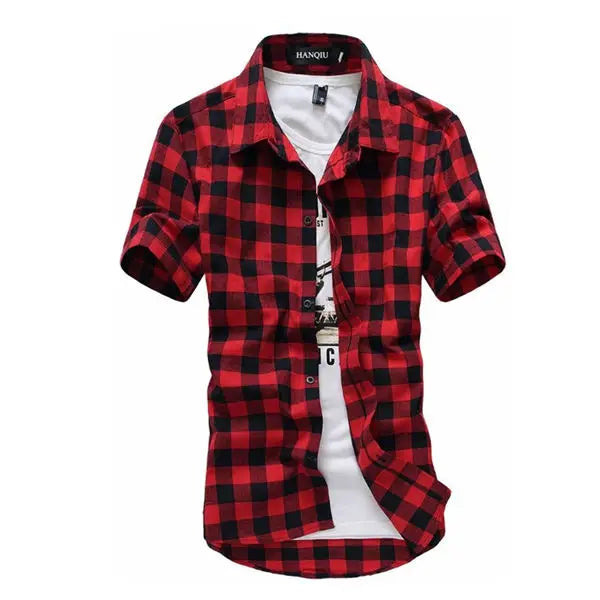 Red Black Plaid Shirt