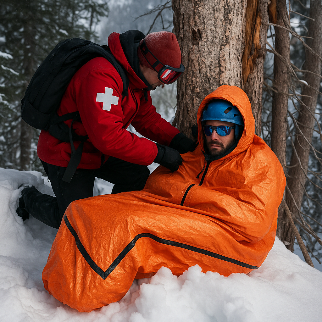 Emergency Thermal Sleeping Bag - 1-Person | Ultralight 180g | Heat-Reflective & Waterproof | Survival Use
