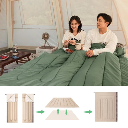 Naturehike Spliceable Sleeping Bag - | 3-Season | Lightweight 850g | Zip & Foot Vent Design