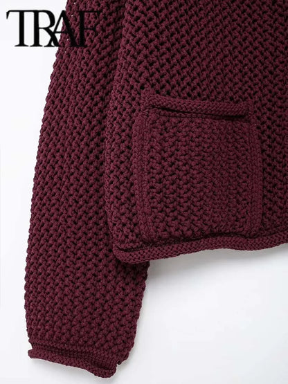 Autumn Winter Knitted Cardigan