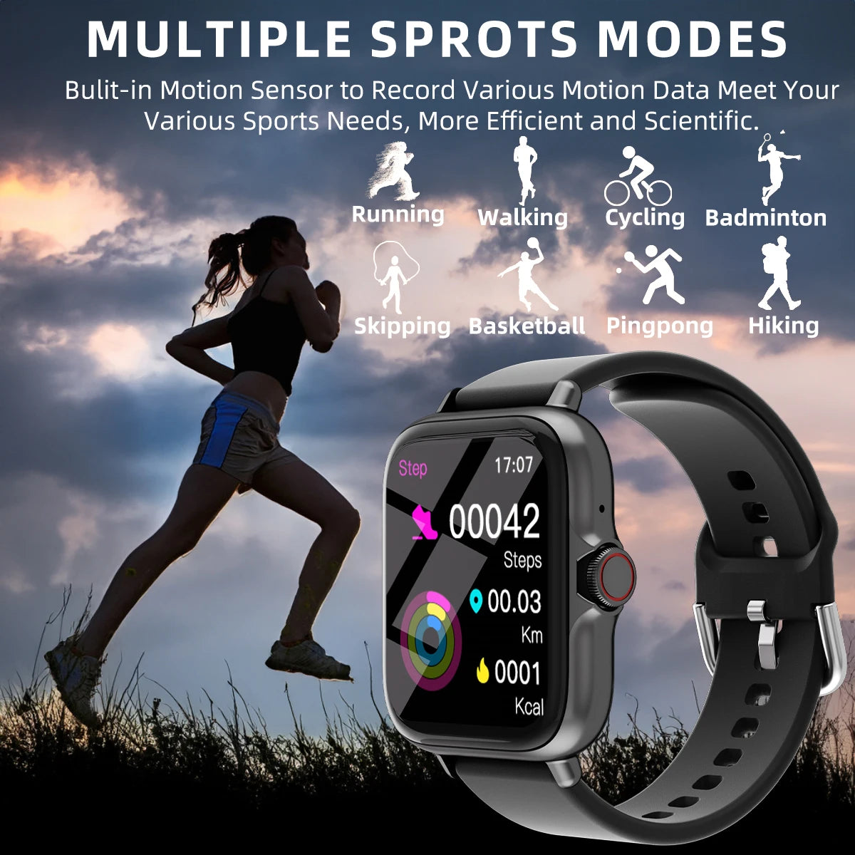 Waterproof Smart Watch Sports