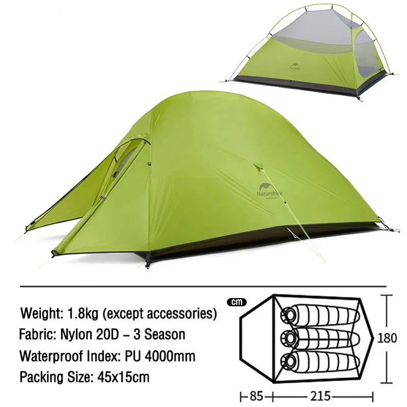 Naturehike Cloud Up Ultralight Camping Tent