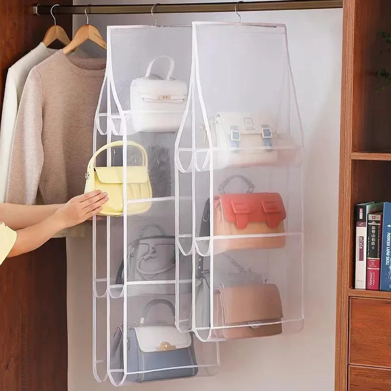 Hanging Handbag Closet Organizer