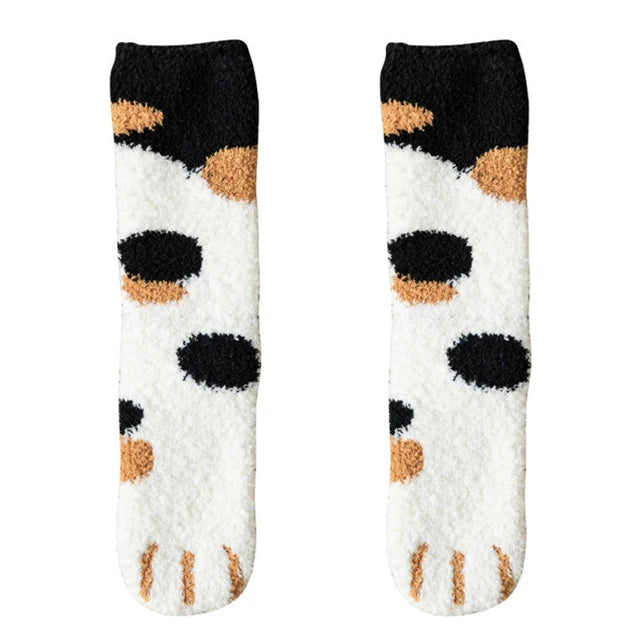 Cute Animal Cat Paw Socks