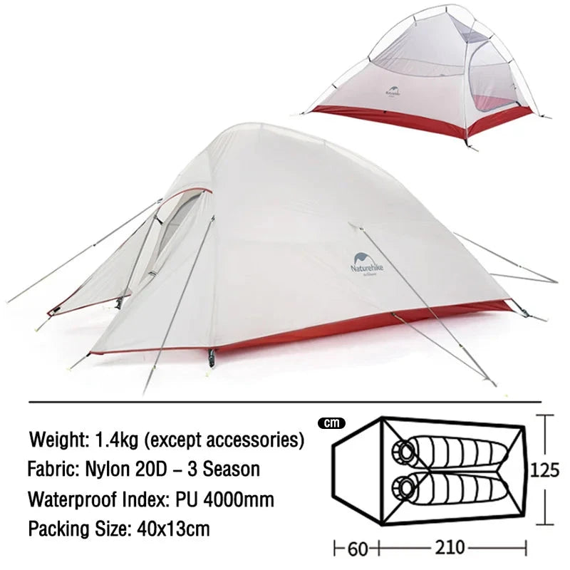 Naturehike Cloud Up Ultralight Camping Tent