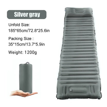 Inflatable Mattress with Pillow