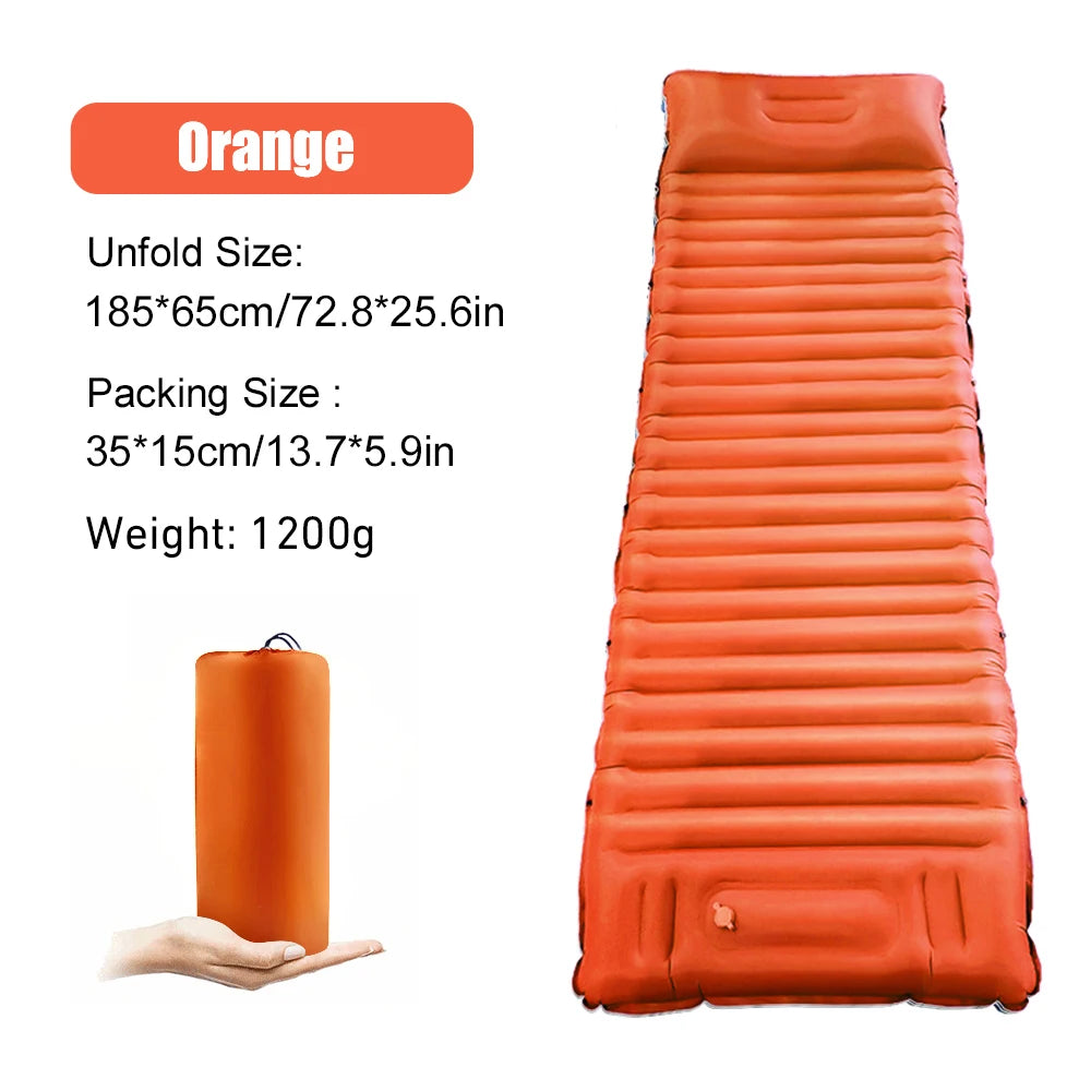 Inflatable Mattress with Pillow