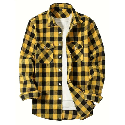 Men’s Classic Plaid Button-Up