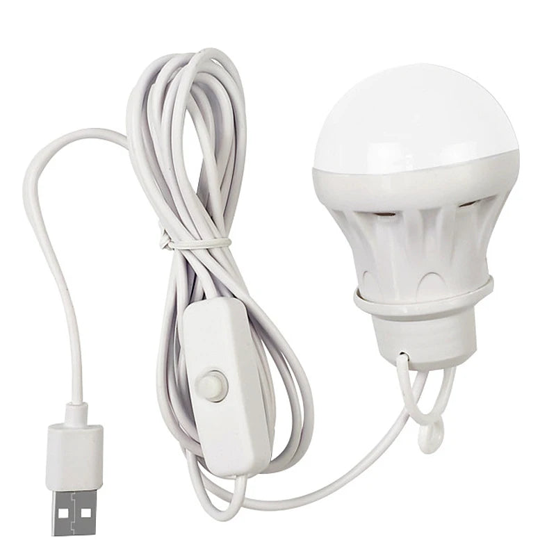 LED Lantern Camp Light USB Bulb