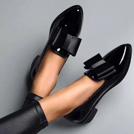 Women's Patent Leather Loafers