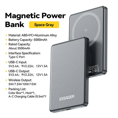 Essager Magnetic Wireless Power Bank