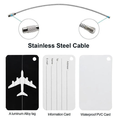 Aluminium Travel Luggage Tags