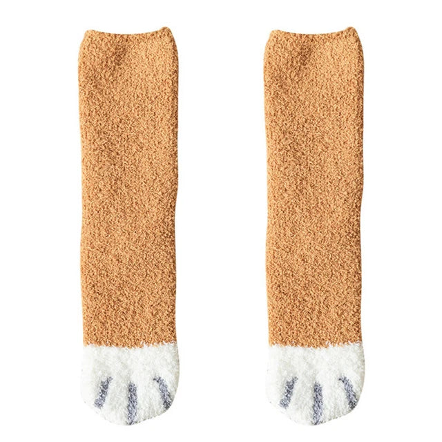 Cute Animal Cat Paw Socks