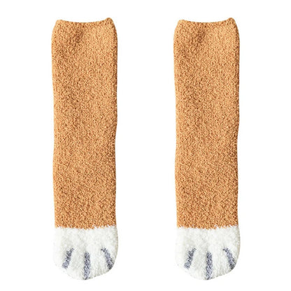 Cute Animal Cat Paw Socks