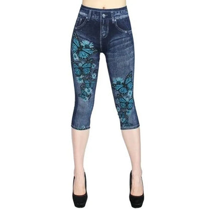 Women’s Denim Print Leggings