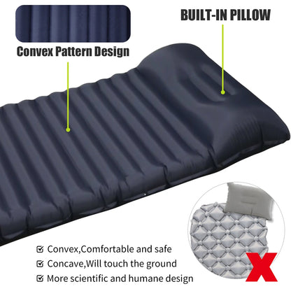 Inflatable Mattress with Pillow