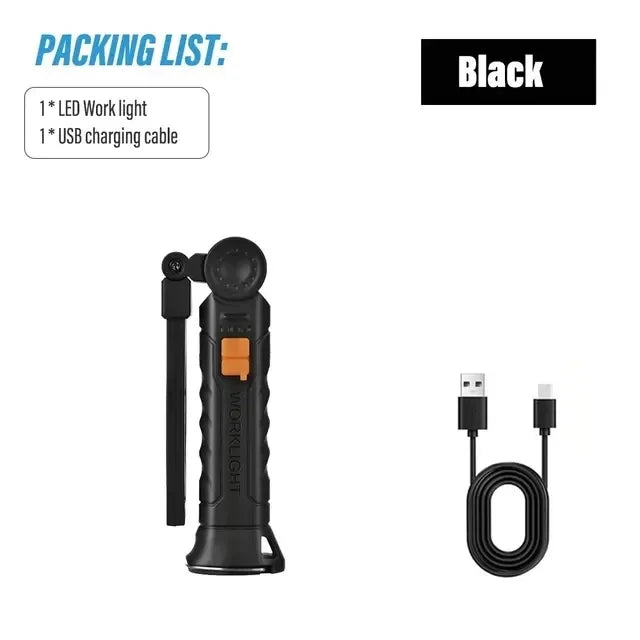 Rechargeable LED Work Light Flashlight