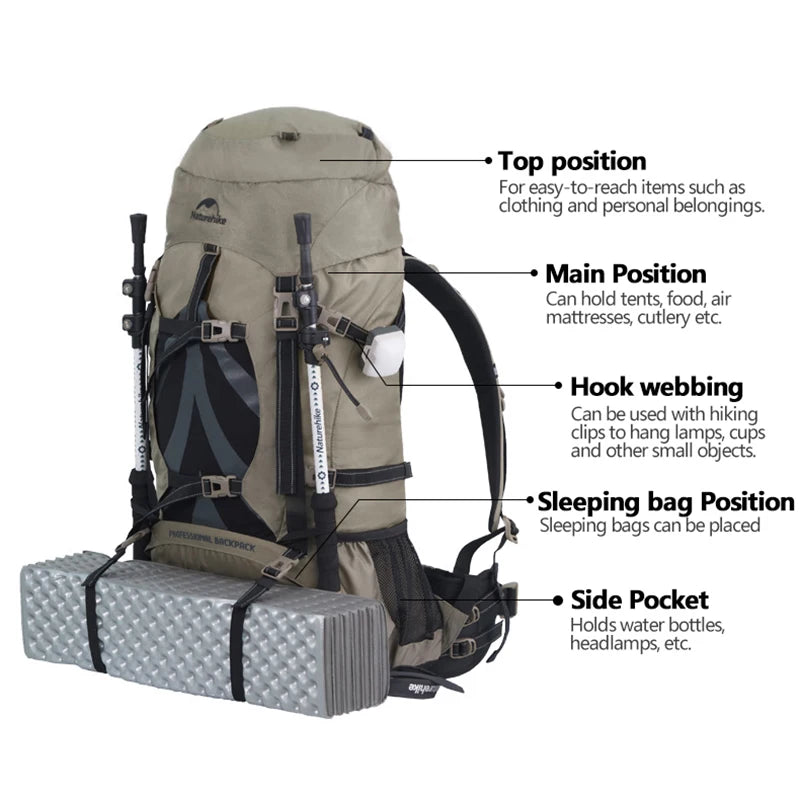 Ergonomic Hiking Backpack for Men