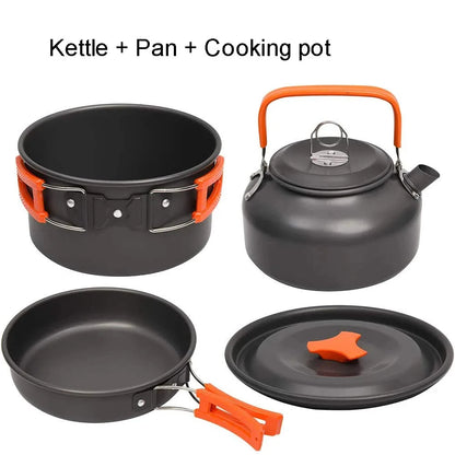 Camping Cooking Set Non-Stick Pots