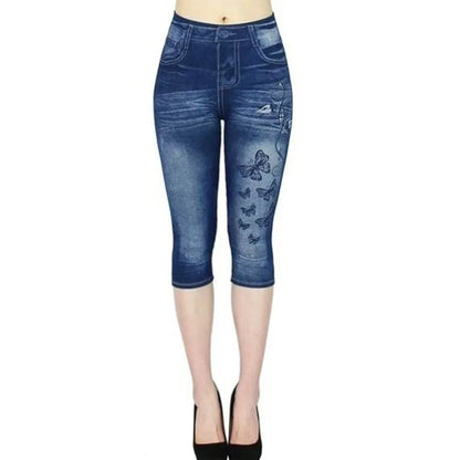 Women’s Denim Print Leggings