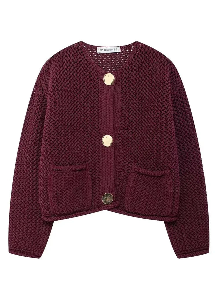 Autumn Winter Knitted Cardigan