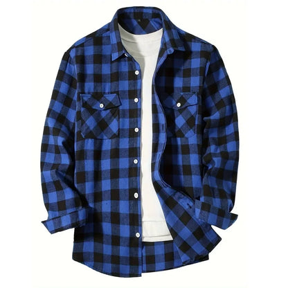 Men’s Classic Plaid Button-Up