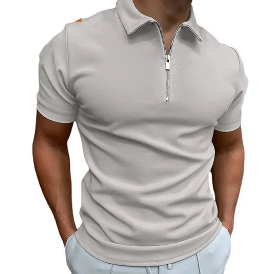 Men's Solid Color Polo Shirt