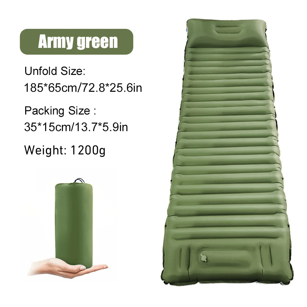 Inflatable Mattress with Pillow