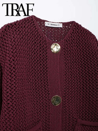 Autumn Winter Knitted Cardigan