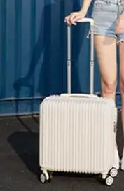 White Spinner Women Luggage