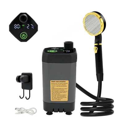 Camping Shower Pump RV Outdoor Kit