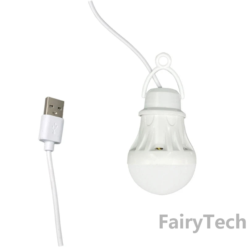 LED Lantern Camp Light USB Bulb