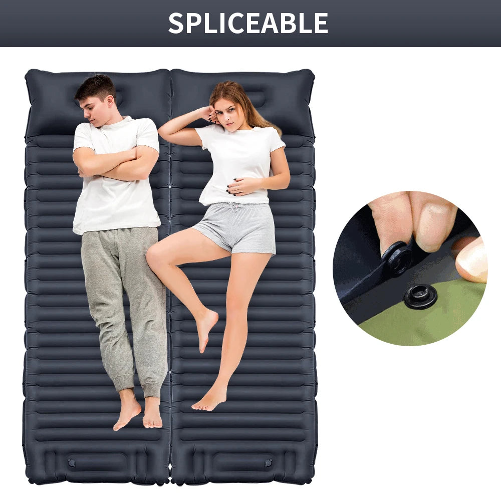 Inflatable Mattress with Pillow