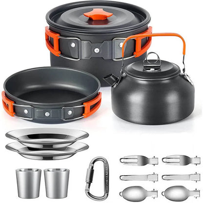 Camping Cooking Set Non-Stick Pots