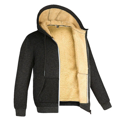 Winter Lambswool Zipper Hoodies