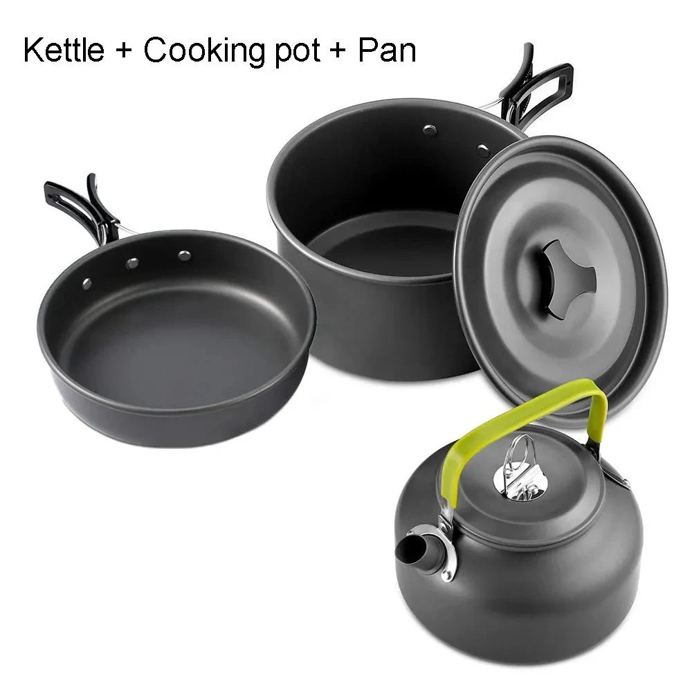 Camping Cooking Set Non-Stick Pots