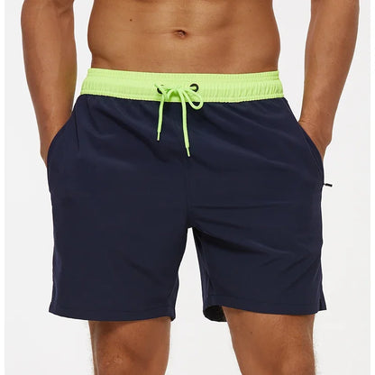 Elastic Closure Men's Swim Trunks