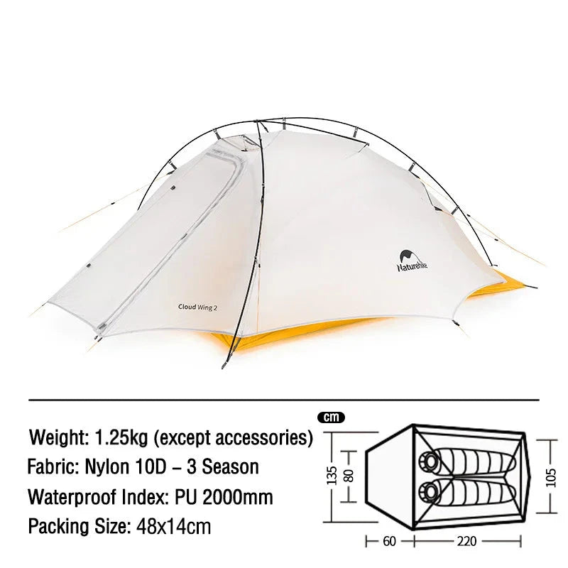 Naturehike Cloud Up Ultralight Camping Tent