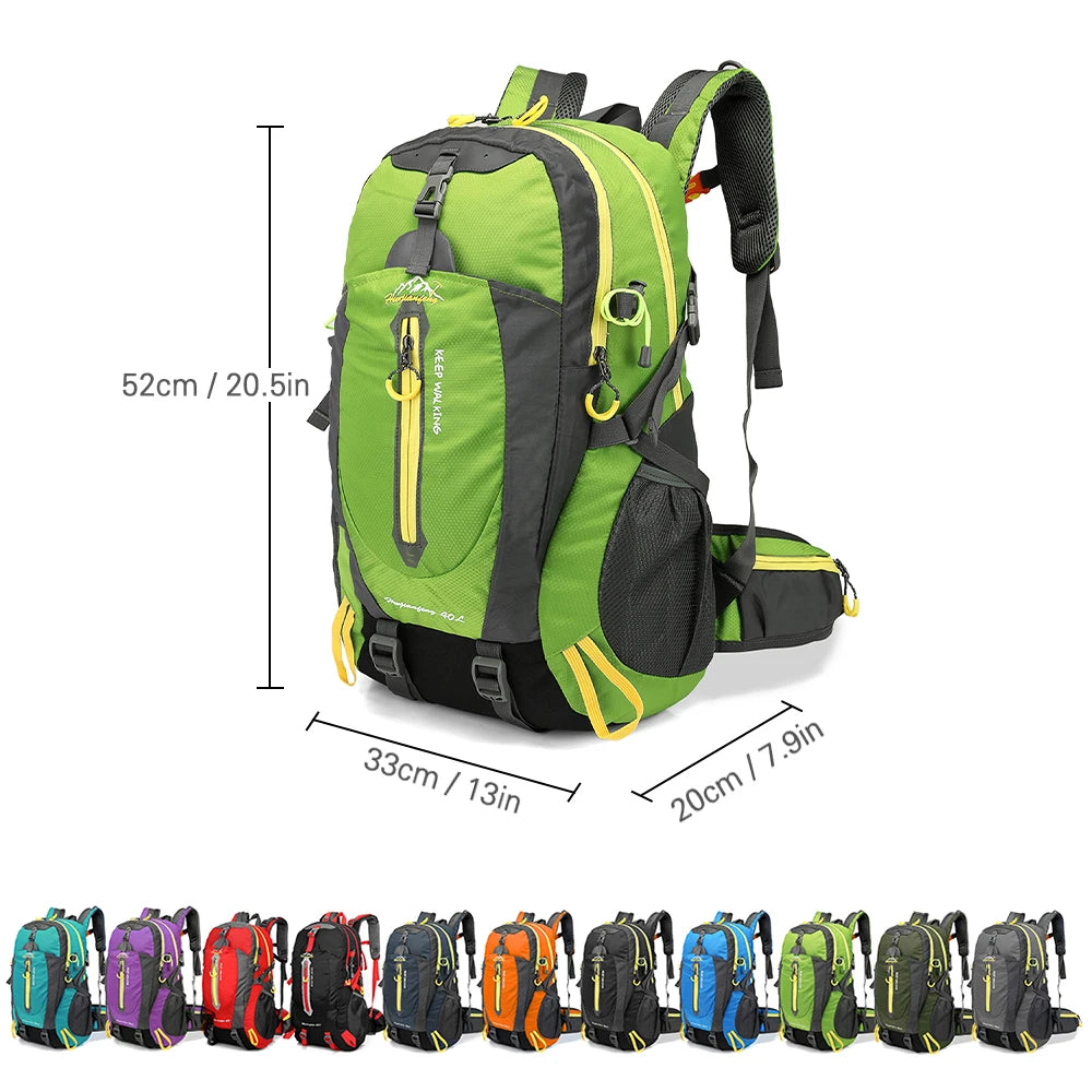 Water Resistant Travel Hiking Backpack