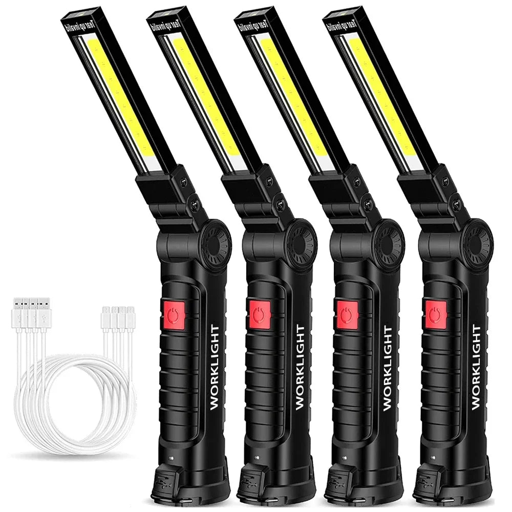 Rechargeable LED Work Light Flashlight