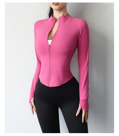 Slimming Zipper Yoga Jacket