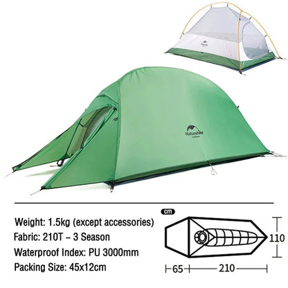 Naturehike Cloud Up Ultralight Camping Tent